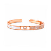 Luna Pearl Crystal Cuff