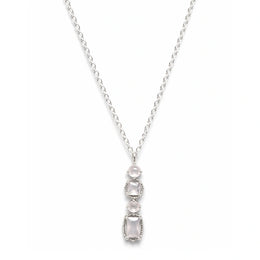 Blush Crystal Drop Necklace
