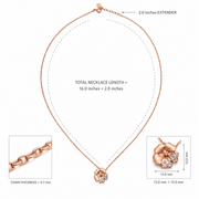 Rose Gold Blossom Necklace