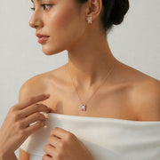 Rose Gold Emerald Cut Set