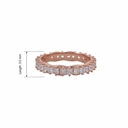 Rose Gold Eternity Band Ring