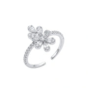 Celestial Floral Open Ring