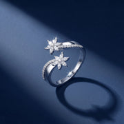 Celestial Bloom Open Ring