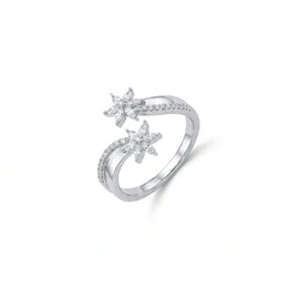 Celestial Bloom Open Ring