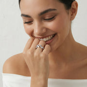 Celestial Pear Cluster Ring