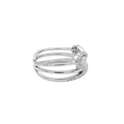 Celestial Pear Twist Ring