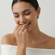 Celestial Dual Curve Ring