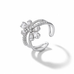 Radiant Blossom Wrap Ring