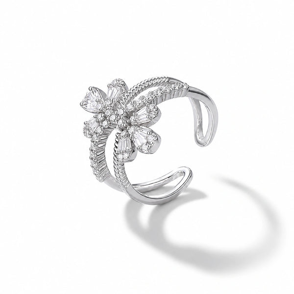 Radiant Blossom Wrap Ring