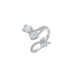 Celestial Dual Bloom Ring