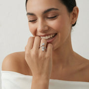 Celestial Dual Bloom Ring