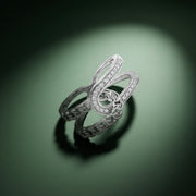 Radiant Chain Link Wrap Ring