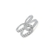 Radiant Chain Link Wrap Ring