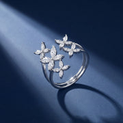Celestial Floral Cluster Ring