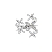 Celestial Floral Cluster Ring