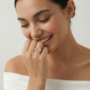 Celestial Twin Bloom Ring