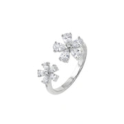 Celestial Twin Bloom Ring