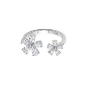 Celestial Twin Bloom Ring