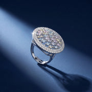 Pastel Halo Statement Ring