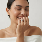 Radiant Pave Teardrop Ring