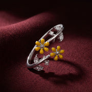 Golden Daisy Bloom Ring