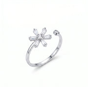 Celestial Snowflake Open Ring