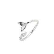 Celestial Leaf Open Ring
