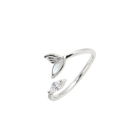 Celestial Leaf Open Ring