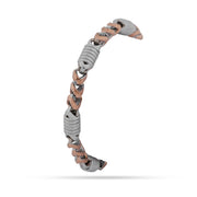 Rose Gold Twist Link Bracelet