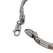 Dual Tone Link Bracelet