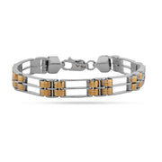 Two-Tone Sterling Silver Bracelet