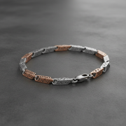Elysian Silver & Rose-Gold Bracelet - 925 Sterling Jewellery
