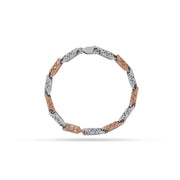 Elysian Silver & Rose-Gold Bracelet - 925 Sterling Jewellery