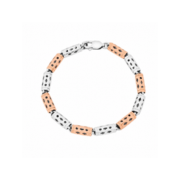 Rose Gold Dual Barrel Bracelet