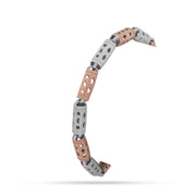 Interlock Two-Tone 925 Sterling Silver Bracelet Jewelry