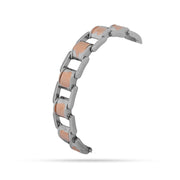Monarch 925 Sterling Silver & Rose Gold Men's Bracelet