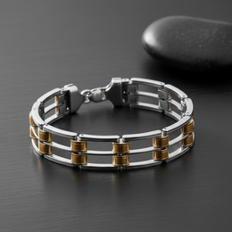 Monarch Sterling Silver & Gold-Tone Bracelet Jewellery