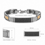 Midnight Luxe Link Bracelet