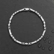 Elegant Diamond Cut Bracelet