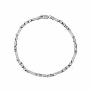 Elegant Diamond Cut Bracelet