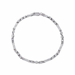 Elegant Diamond Cut Bracelet
