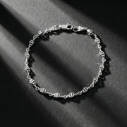 Elegant Helix Link Bracelet