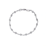Elegant Helix Link Bracelet