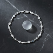 Elegant Wave Link Bracelet