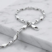 Elegant Wave Link Bracelet