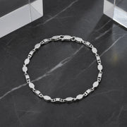 Elegant Wave Link Bracelet