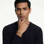 Classic polished silver link chain bracelet with elegant minimal design
