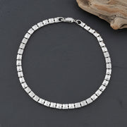 Elegant Pyramid Link Bracelet