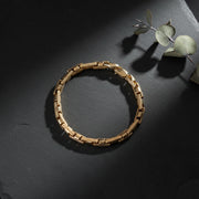 Golden Mesh Link Bracelet