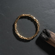 Golden Mesh Link Bracelet